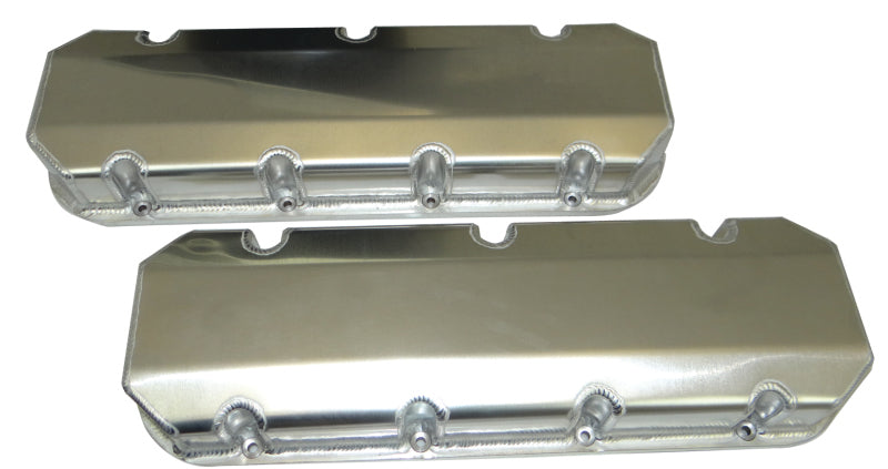 Moroso Valve Covers, BBC, Fabricated Aluminum, Steel Inserts, No Logo 68353 Photo - Primary
