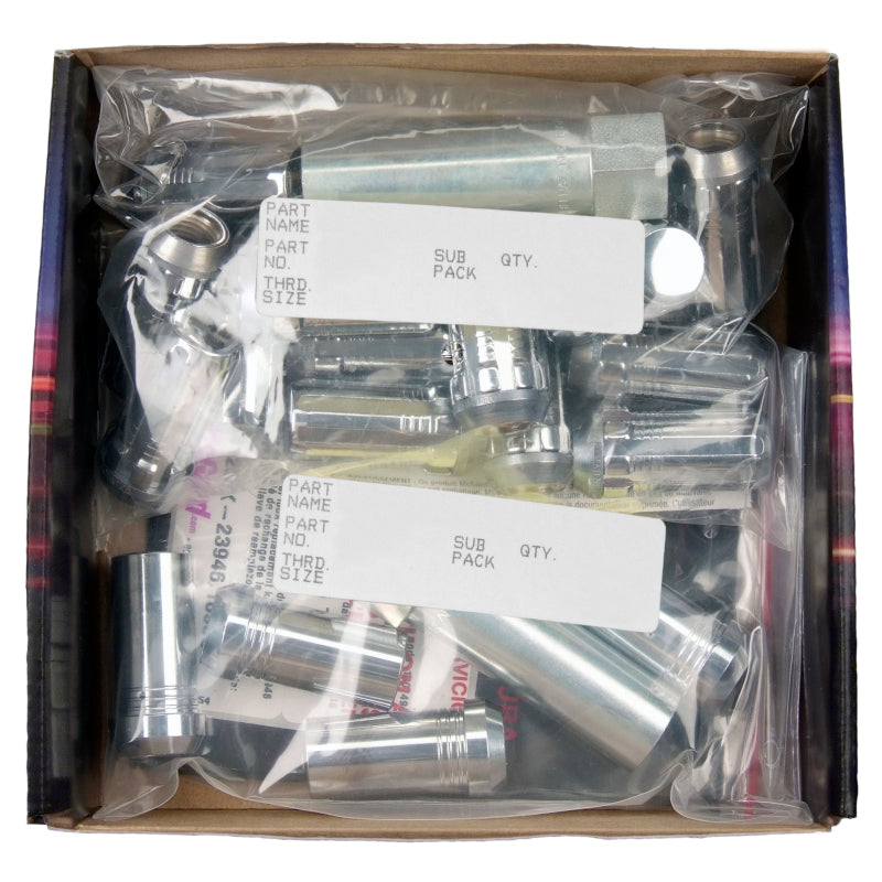 McGard SplineDrive Tuner 6 Lug Install Kit w/Locks & Tool (Cone) M14X1.5 / 1in. Hex - Chrome 65610 65610 Photo - in package