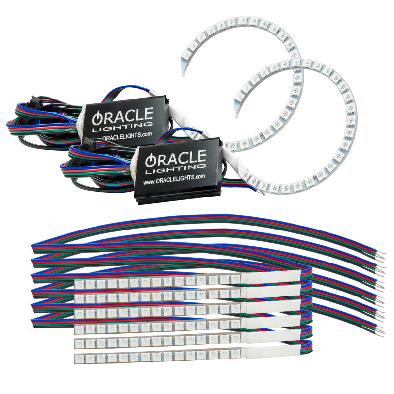 ORACLE Lighting Oracle 18-21 Ford Mustang DRL Upgrade w/ Halo Kit - ColorSHIFT w/o Controller 1348-334 1348-334 Photo - Primary