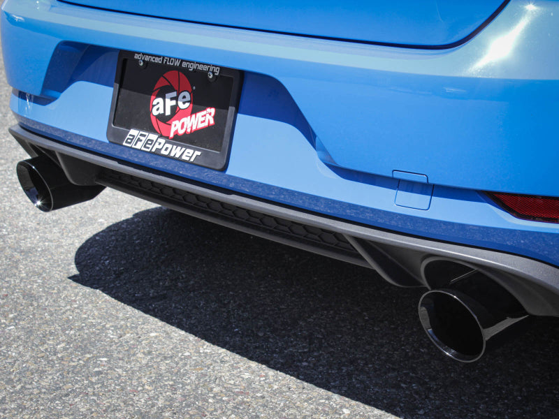 aFe MACHForce XP 3in-2.5in SS Exhaust Cat-Back 18-19 Volkswagen GTI (MK7.5) L4-2.0L (t) - Black 49-36422-B 49-36422-B Photo - Mounted