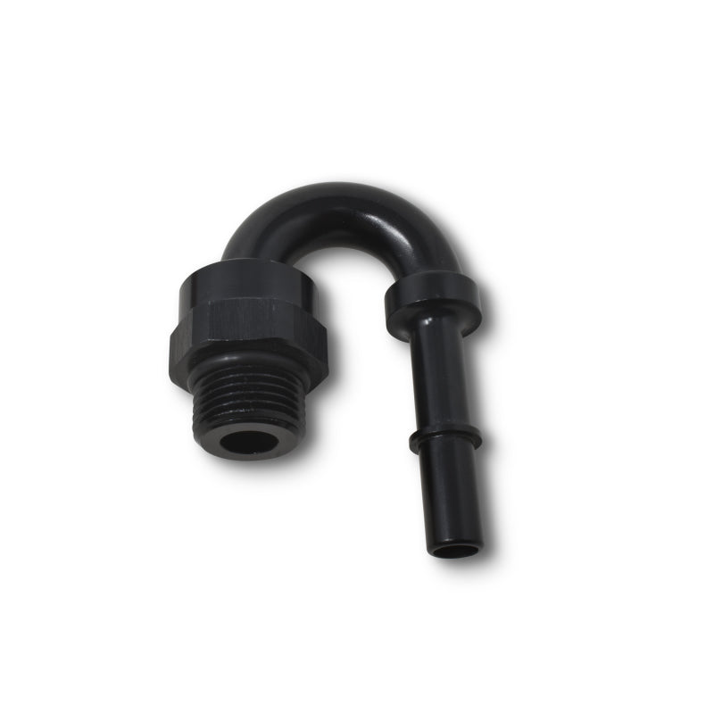 Russell Performance Adapter Fitting 3/8in SAE Quick Disconnect 180 DEG - Blk 644043 644043 Photo - out of package