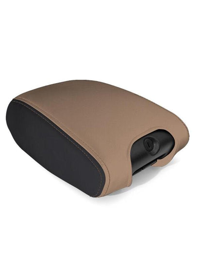 PRP Seats PRP 11-18 Jeep Wrangler JK/JKU Center Console Cover - Black/Tan B104-04 B104-04 Photo - Primary