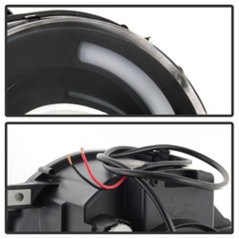 SPYDER xTune 15-17 Jeep Renegade Light Bar DRL Projector Headlights -Black (PRO-JH-JREN-LBDRL-BK) 9039720 9039720 Photo - Unmounted