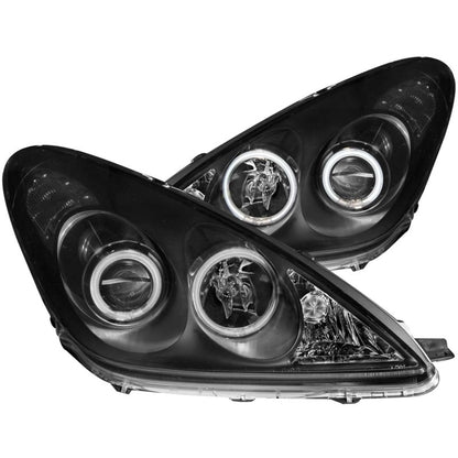 Anzo 2002-2003 Lexus Es300 Projector Headlights w/ Halo Black 121232 Photo - Primary
