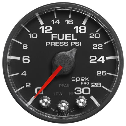 Autometer GAUGE, FUEL PRESS, 2 1/16, 30PSI, STEPPER MOTOR W/PEAK & WARN, BLK/BL P316328 User 2