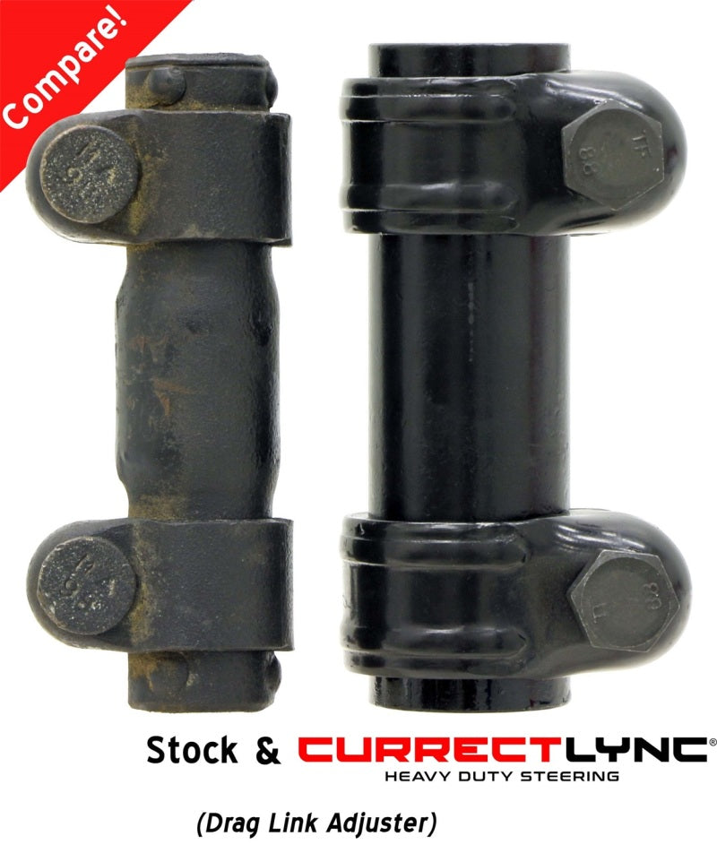 RockJock TJ/LJ/XJ/MJ Currectlync Steering System Bolt-On w/ 1 1/4in Dia. Tie Rod/Forged Drag Link CE-9701 CE-9701 Photo - Unmounted
