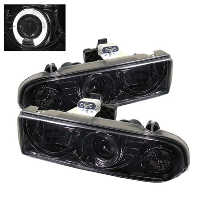 Spyder Chevy S10 98-04 Projector Headlights LED Halo Smke - Low H1 PRO-YD-CS1098-SMC 5009562 5009562 Photo - Primary