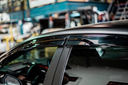 TOM'S Racing Sports Side Window Visor - GR Corolla Hatchback (2023+) / Toyota Corolla Hatchback (2019+)