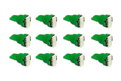 Diode Dynamics 194 LED Bulb SMD2 LED - Green Set of 12 DD0034TW DD0034TW Photo - Primary