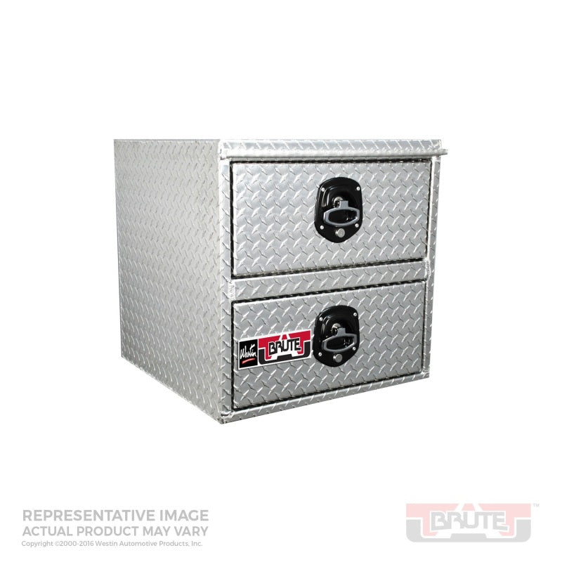 Westin/Brute HD Under Body 24in x 24in x 30in w/Top & Bottom Drawers - Aluminum 80-HDD30 80-HDD30 Photo - Primary