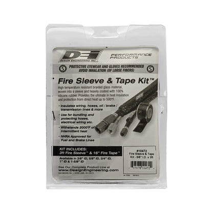 DEI Fire Sleeve and Tape Kit 5/8in I.D. x 3ft 10472 10472 Photo - Unmounted