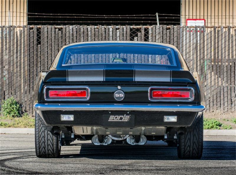 Borla Big Block Chevrolet 396/402/427 2.5in Offset Inlet / 2.5in Center Outlet Crate Muffler 400851 400851 Photo - lifestyle view