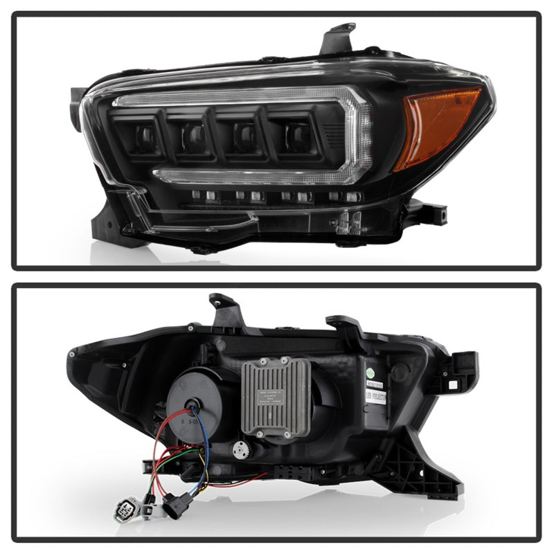 Spyder 16-20 Toyota Tacoma LED Model Only High-Power LED Headlights - Black PRO-YD-TT16LEDAP-BK 5088390 5088390 Photo - Unmounted
