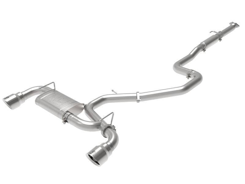 aFe Takeda Exhaust Cat-Back 19-20 Hyundai Veloster N 304SS Polished Dual Tips Exhaust 49-37010-P 49-37010-P Photo - Primary