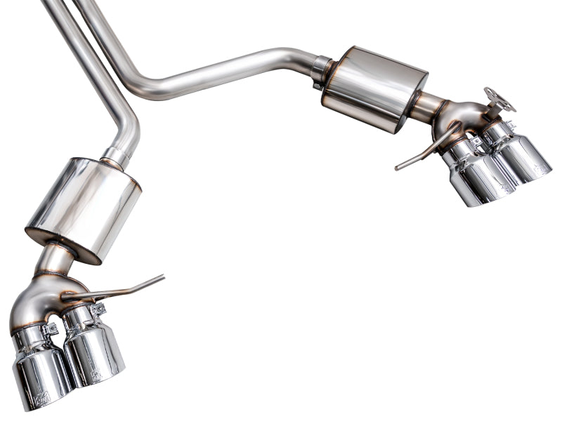 AWE Tuning 2022+ Porsche Macan 2.9TT Touring Edition Catback Exhaust w/ Chrome Silver Tips 3015-42952 3015-42952 Photo - out of package