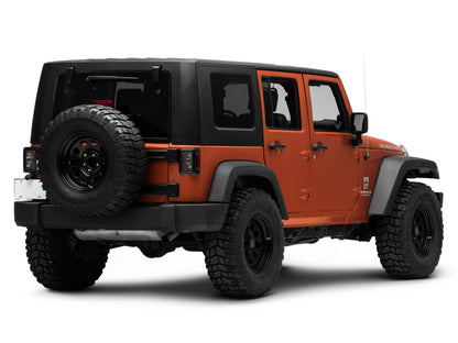 Raxiom 07-18 Jeep Wrangler JK Axial Series Vision LED Tail Lights- Black Housing (Smoked Lens) J130808 J130808 Photo - Close Up