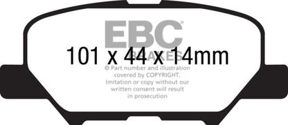 EBC Disc Brake Pad Set DP62171 Photo - Primary