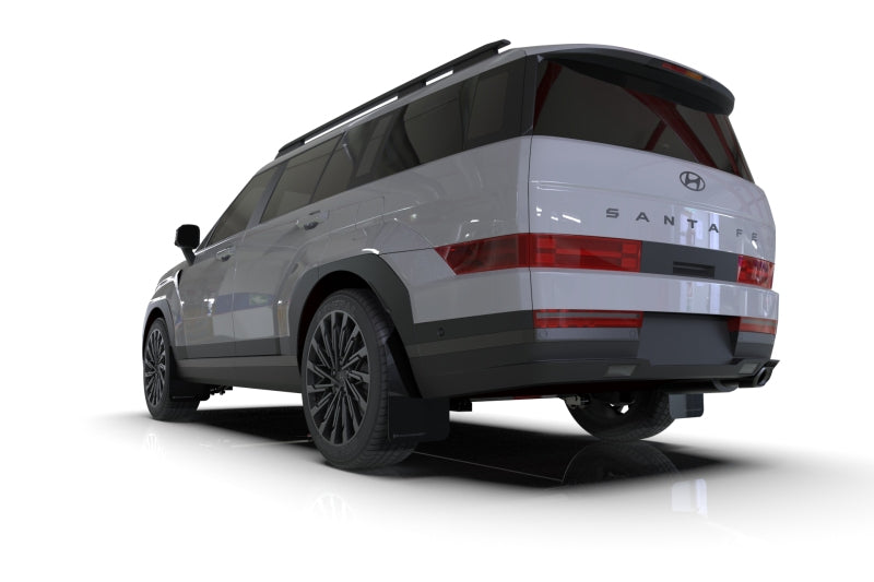 Rally Armor 2024+ Hyundai Santa Fe Black Mud Flap w/ Dark Grey Logo MF118-UR-BLK-DGRY MF118-UR-BLK-DGRY User 1