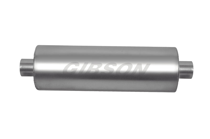 Gibson MWA Superflow Center/Center Round Muffler - 5x10in/3in Inlet/3in Outlet - Stainless BM0114 BM0114 Photo - Primary