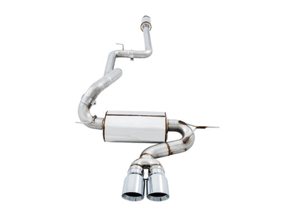 AWE Tuning Ford Focus ST Touring Edition Cat-back Exhaust - Resonated - Chrome Silver Tips 3020-32038 3020-32038 Photo - out of package
