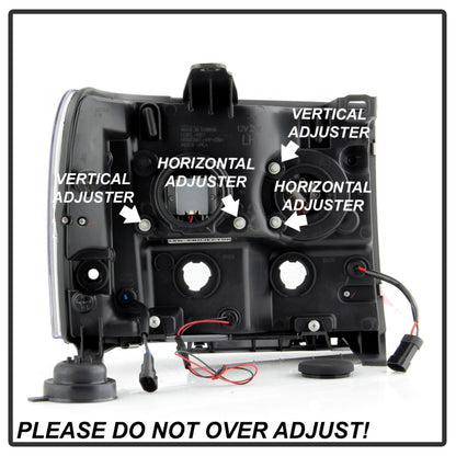 Spyder GMC Sierra 1500/2500/3500 07-13 Denali 08-13 LED Headlights Blk PRO-YD-GS07V2PL-BK 5087522 5087522 User 4