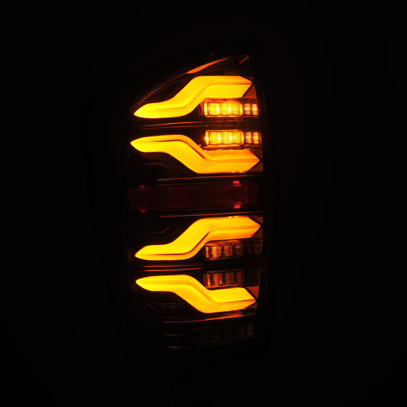 AlphaRex 16-21 Toyota Tacoma LUXX LED Taillights Alpha Blk w/Activ Light/Seq Signal 680080 680080 User 3