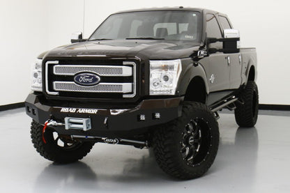 Road Armor 11-16 Ford F-250 Stealth Front Winch Bumper - Tex Blk 6114R0B 6114R0B Photo - Primary