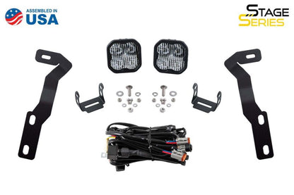 Diode Dynamics 16-21 Toyota Tacoma Stage Series 2in LED Ditch Light Kit Sport - White Combo DD6376 DD6376 User 8