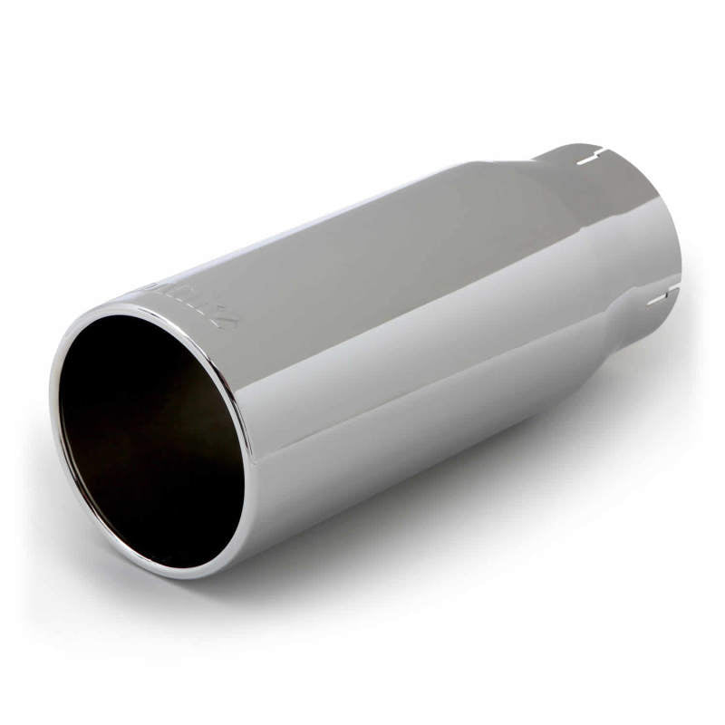 Banks Power Tailpipe Tip Kit - SS Round Straight Cut - Chrome - 4in Tube - 5in X 1 52930 Photo - Primary
