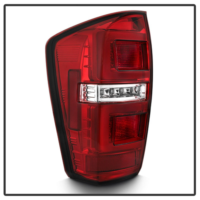 Spyder 16-17 Toyota Tacoma LED Tail Lights - Red Clear (ALT-YD-TT16-LED-RC) 5085757 5085757 Photo - Unmounted