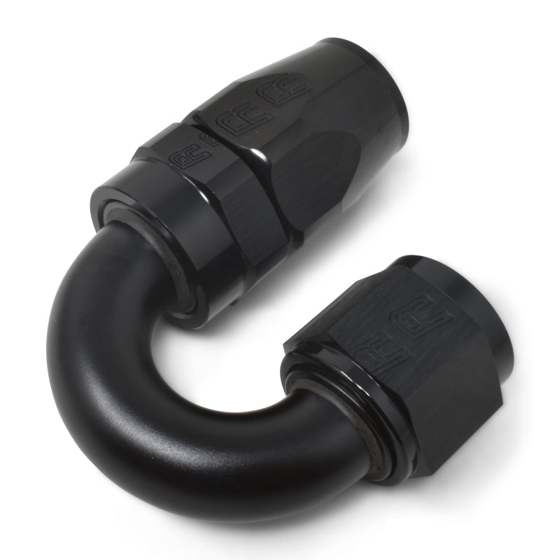 Russell Performance -12 AN Black 180 Degree Full Flow Swivel Hose End 613535 613535 Photo - out of package
