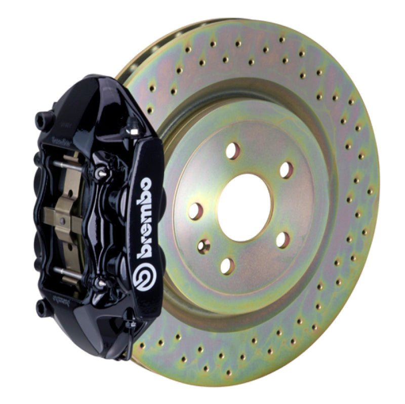 Brembo SS Rear GT BBK 4 Piston Cast 365x28 1pc Rotor Drilled-Black 2P4.8503A1 2P4.8503A1 Photo - Primary