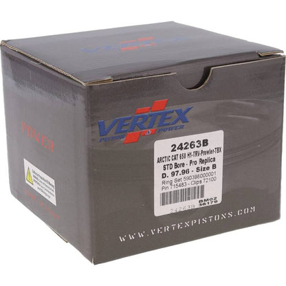 Vertex Pistons Vertex Piston 05-11 Arctic Cat 650 H1 4x4 650cc Forged Replica Piston Kit 24263B 24263B Photo - Primary