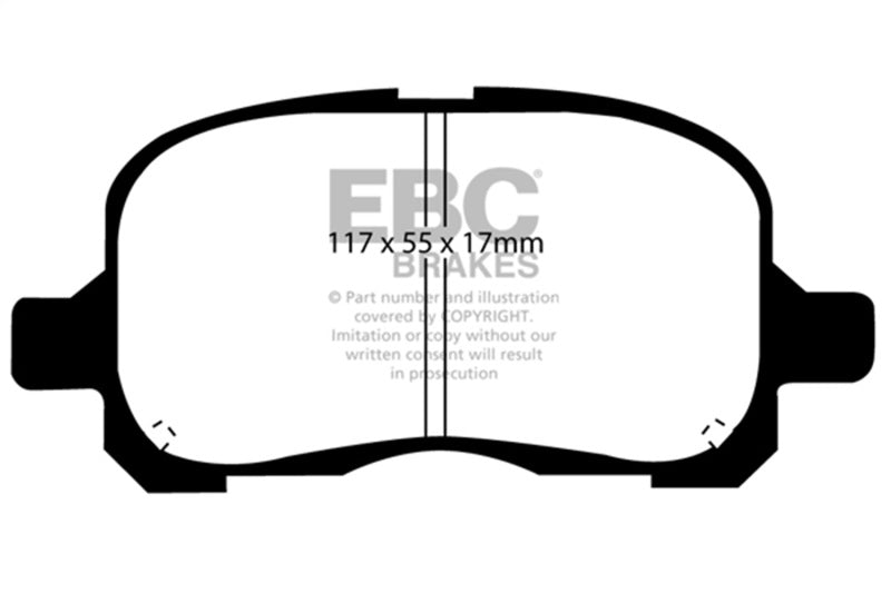 EBC Disc Brake Pad Set DP41195R Photo - Primary