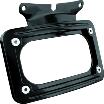 Kuryakyn Curved Lic Plate Mount Blk 3149 3149 Photo - Primary