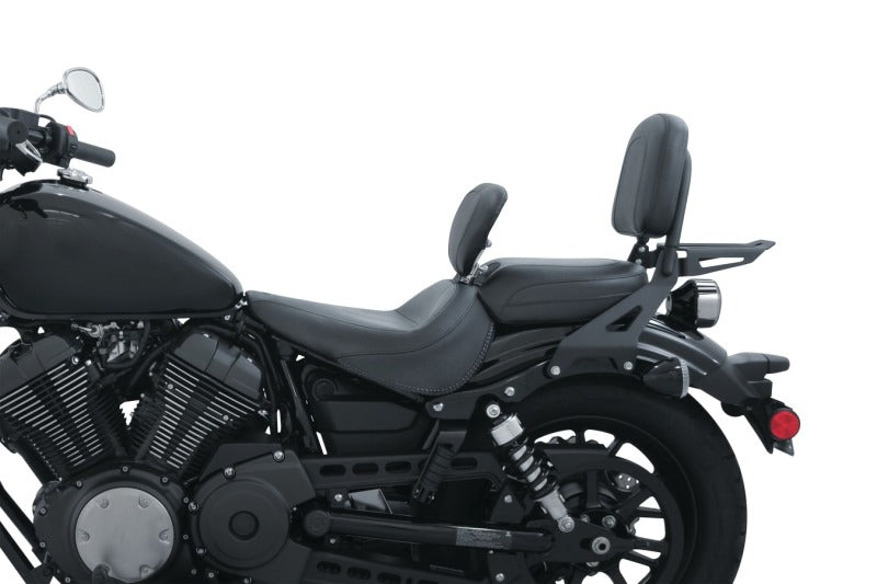 Mustang Motorcycle Mustang 14-21 Yamaha Bolt Standard Touring Solo Seat w/ Driver Backrest - Black 79832 79832 Photo - Primary