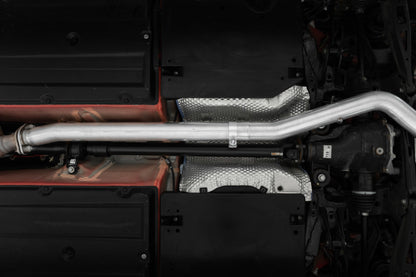MBRP 12-22 BRZ 17-22 GR86 13-16  FR-S Aluminized Steel 3in Cat-Back-Single Rear Exit S4806AL S4806AL Photo - Mounted