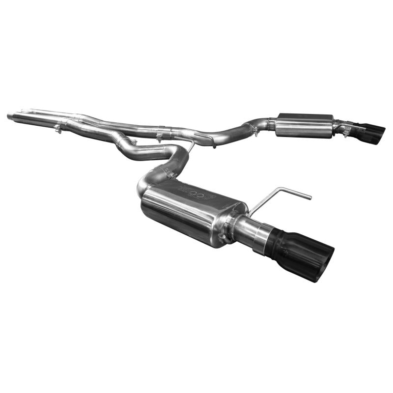 Kooks 15+ Mustang 5.0L 4V Convertible 3in Cat-Back w/ H-Pipe 4in Slash Cut B 11514411 Photo - Primary