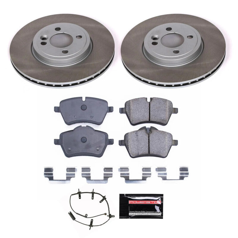PowerStop Power Stop 07-08 Mini Cooper Front Semi-Coated Rotor Kit SC5784 SC5784 Photo - Primary