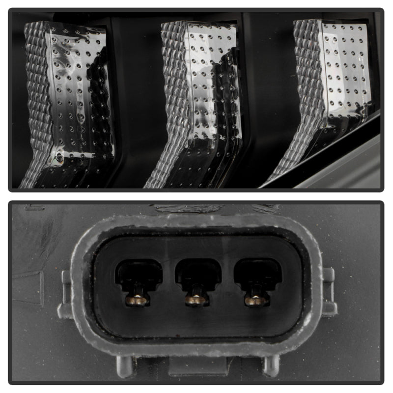 SPYDER Honda Civic 16-20 LED Model High-Power LED Module Headlights - Black (PRO-YD-HC16LEDAP-SEQGR-BK) 5088932 5088932 User 4