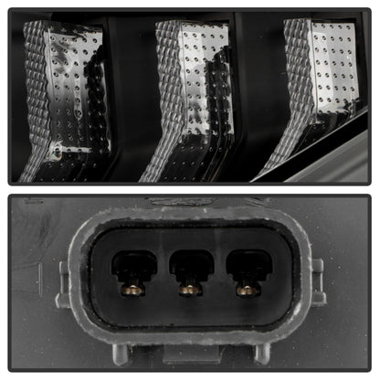 SPYDER Honda Civic 16-20 LED Model High-Power LED Module Headlights - Black (PRO-YD-HC16LEDAP-SEQGR-BK) 5088932 5088932 User 4