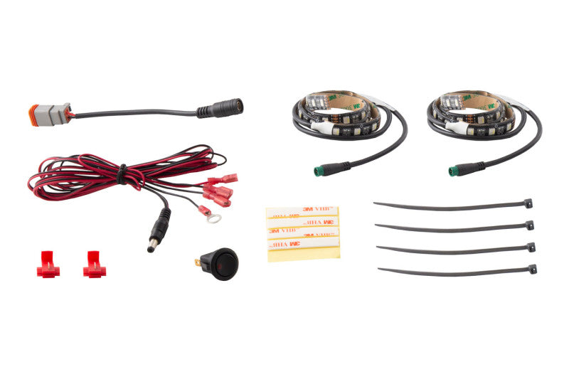 Diode Dynamics RGBW Footwell Strip Kit 2pc Multicolor DD0438 DD0438 Photo - Primary