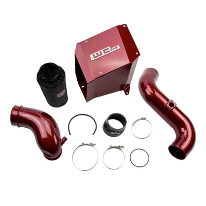 Wehrli 07.5-10 Chevrolet Duramax LMM 4in Intake Kit Stage 2 - WCFab Red WCF100303-RED WCF100303-RED User 1