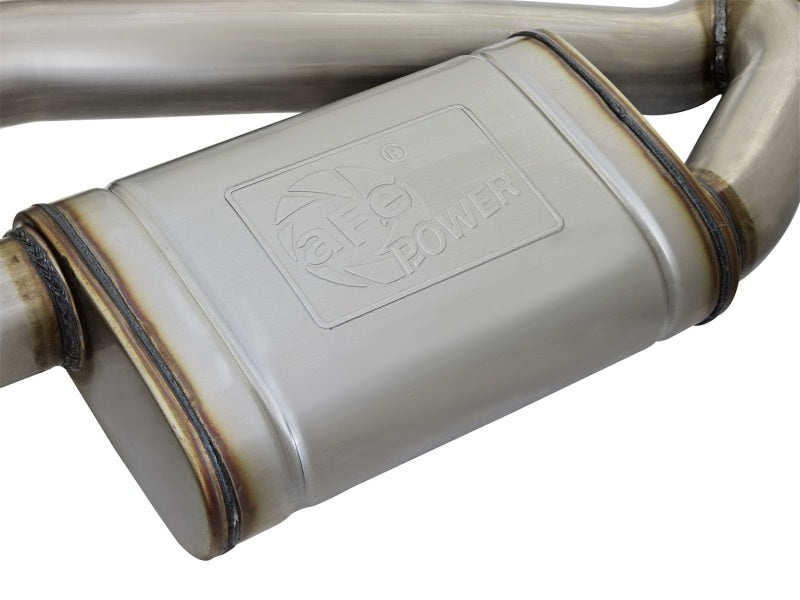 aFe  POWER 49-34068-P MACH Force-Xp 3" 304 SS Axle-Back Exhaust System 49-34068-P Photo - Unmounted