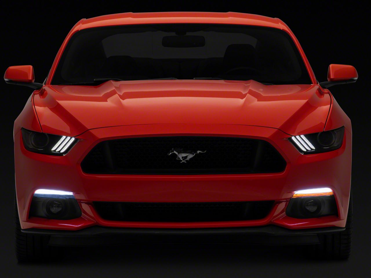 Raxiom 15-17 Ford Mustang GT EcoBoost Axial Series LED Parking / Turn Signal Lamps- Clear 431425