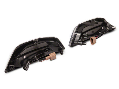 Raxiom 15-17 Ford Mustang GT EcoBoost Axial Series LED Parking / Turn Signal Lamps- Clear 431425