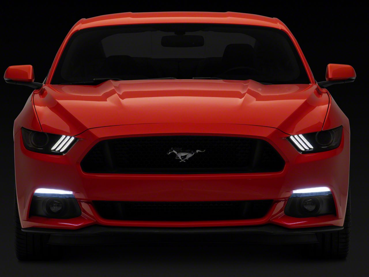 Raxiom 15-17 Ford Mustang GT EcoBoost Axial Series LED Parking / Turn Signal Lamps- Clear 431425