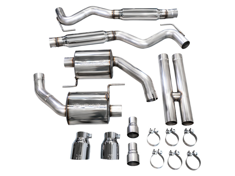 AWE Tuning AWE 2024 Ford Mustang GT Fastback S650 RWD Touring Catback Exhaust w/ Dual Chrome Silver Tips 3015-32650 3015-32650 Photo - out of package