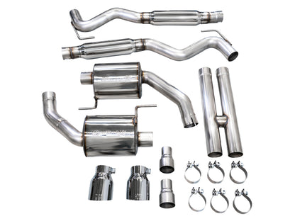 AWE Tuning AWE 2024 Ford Mustang GT Fastback S650 RWD Touring Catback Exhaust w/ Dual Chrome Silver Tips 3015-32650 3015-32650 Photo - out of package