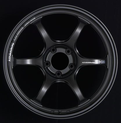 Advan RG-D2 17x8.0 +37 5-114.3 Semi Gloss Black Wheel YAT7G37ESB YAT7G37ESB Photo - Primary